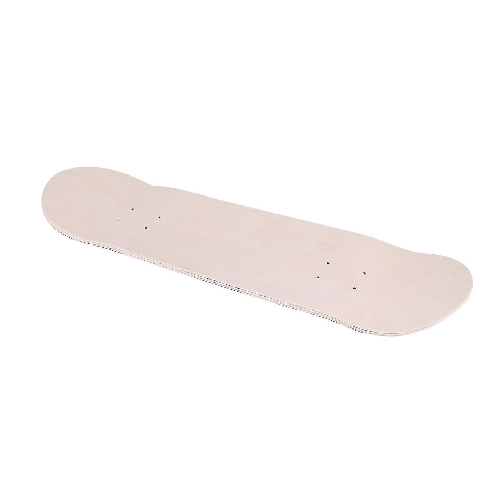 8 polegadas 8-Layer Maple Blank Duplo côncavo Skate Skate Deck Board Skateboards Deck Madeira