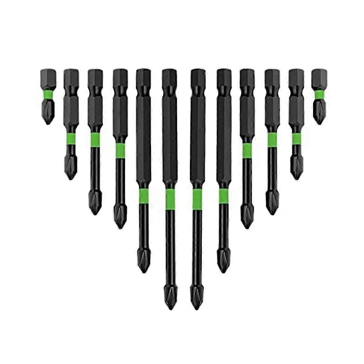 2023new Screwdriver Bit Set, 12pcs S2 Driver Drilling Work Set, Strong Head Bits For Power Screwdri