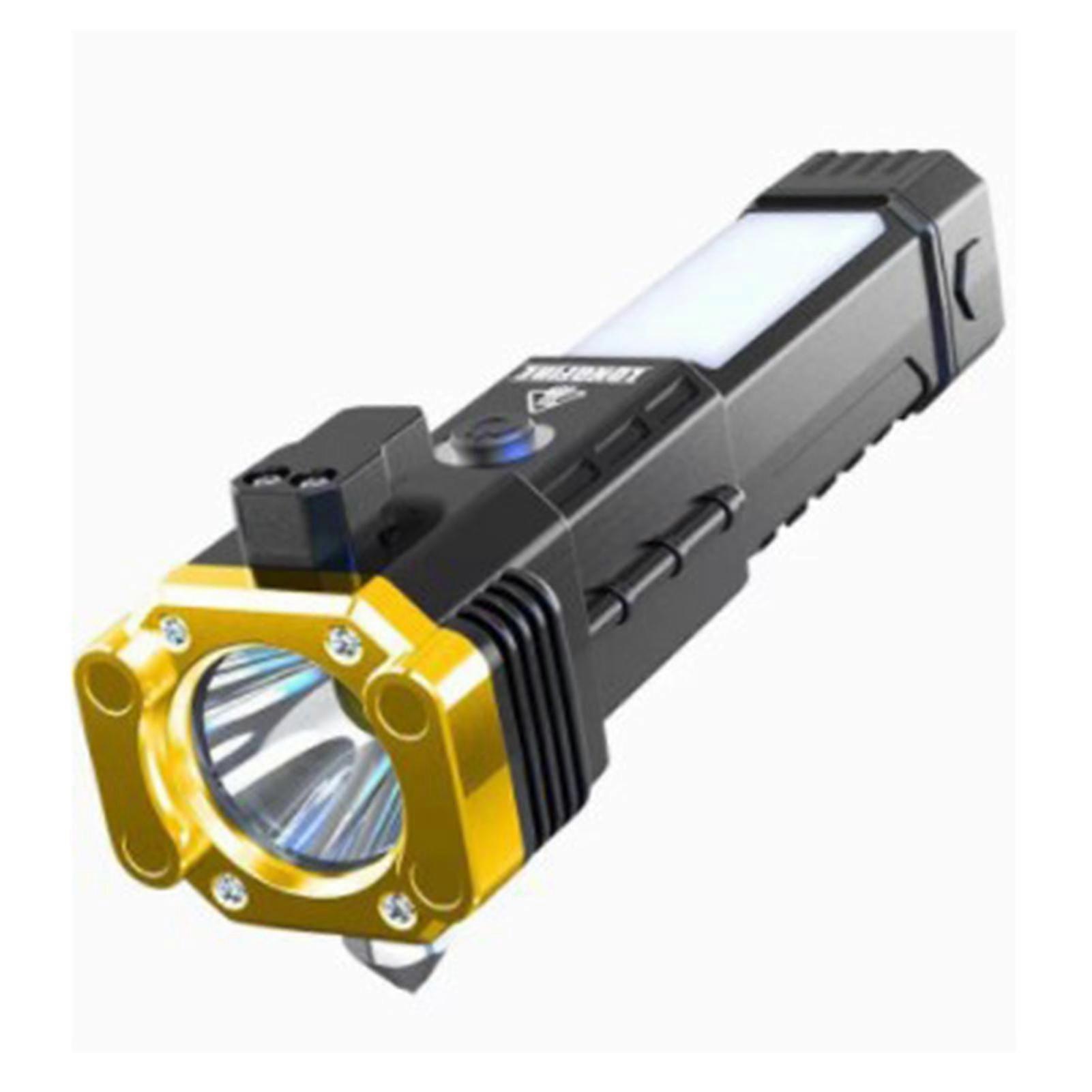 Multifunctional Window Breakers Flashlight Heavy Duty Practical Searchlights For Car Repairing