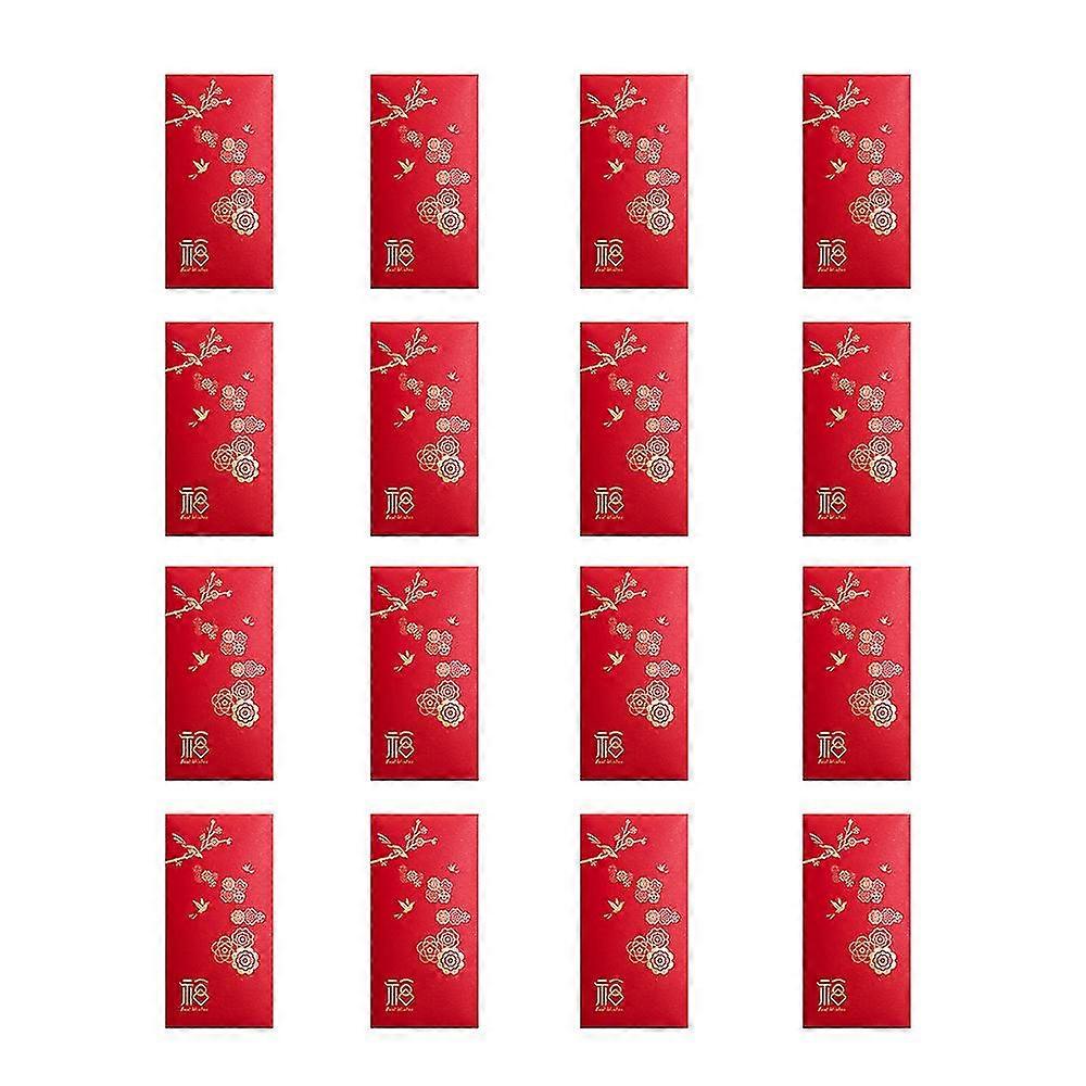 24pcs/set Year Of The New Year Red Packet Chinese Traditional Spring Festival Red Packet Lucky(flow
