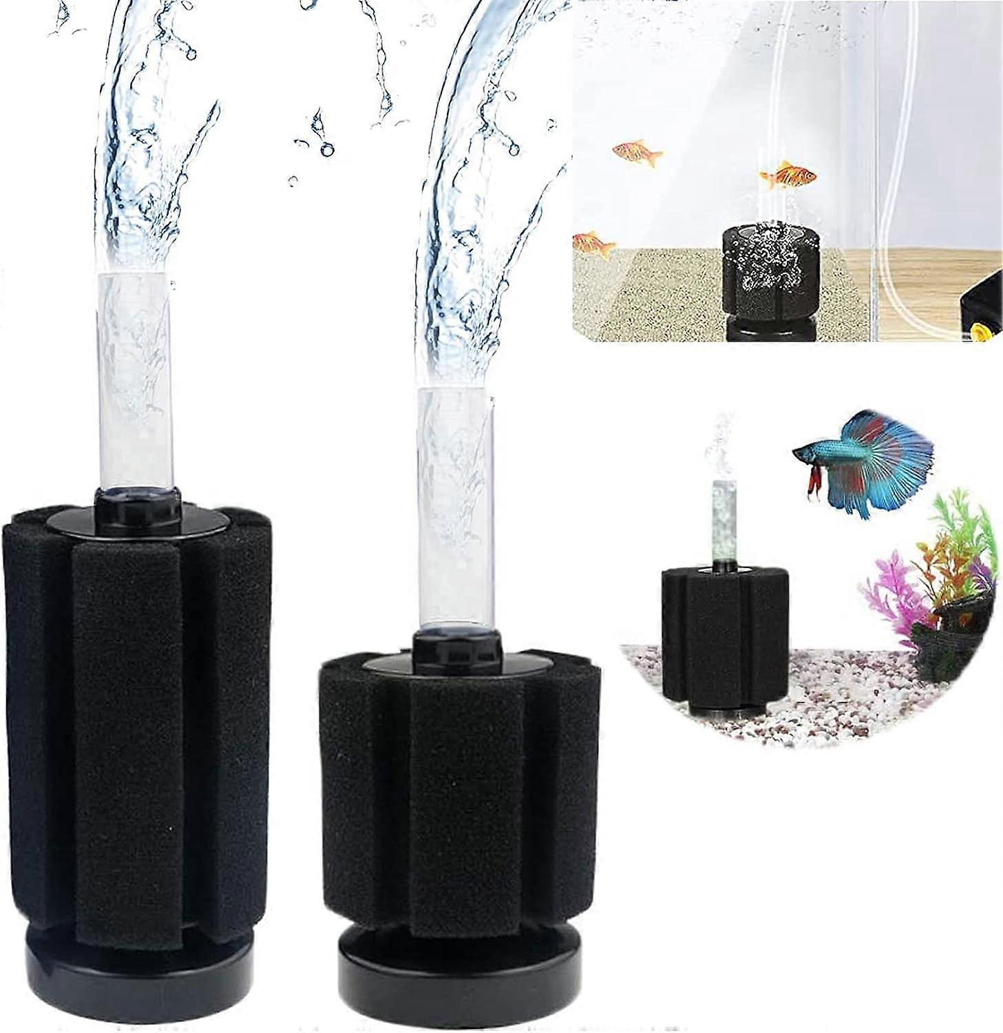 Set mit 2 Aquarienfiltern (schwarz)