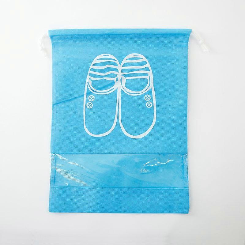 10-piece travel shoe bag, drawstring luggage shoe bag with