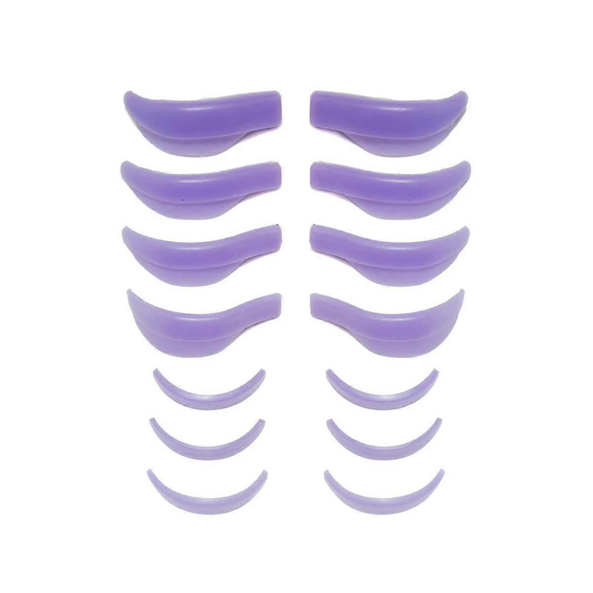 7 Pairs Eyelash Lifting Extension Kit Silicone Pad Eye Lash Perm Pads 3d Lashes Curler Applicator T