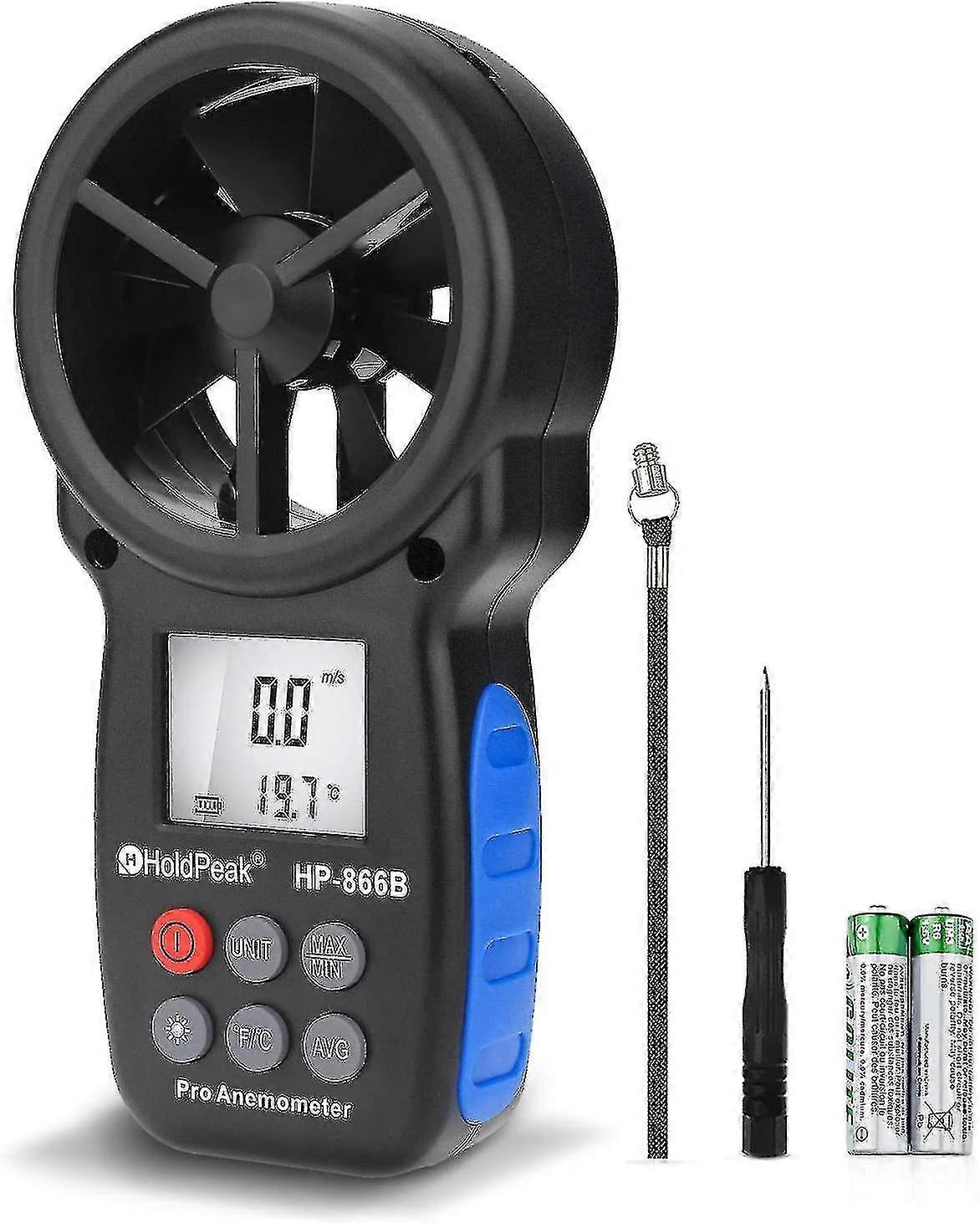 Digital Anemometer Handheld Wind Speed Meter For Measuring Wind Speed