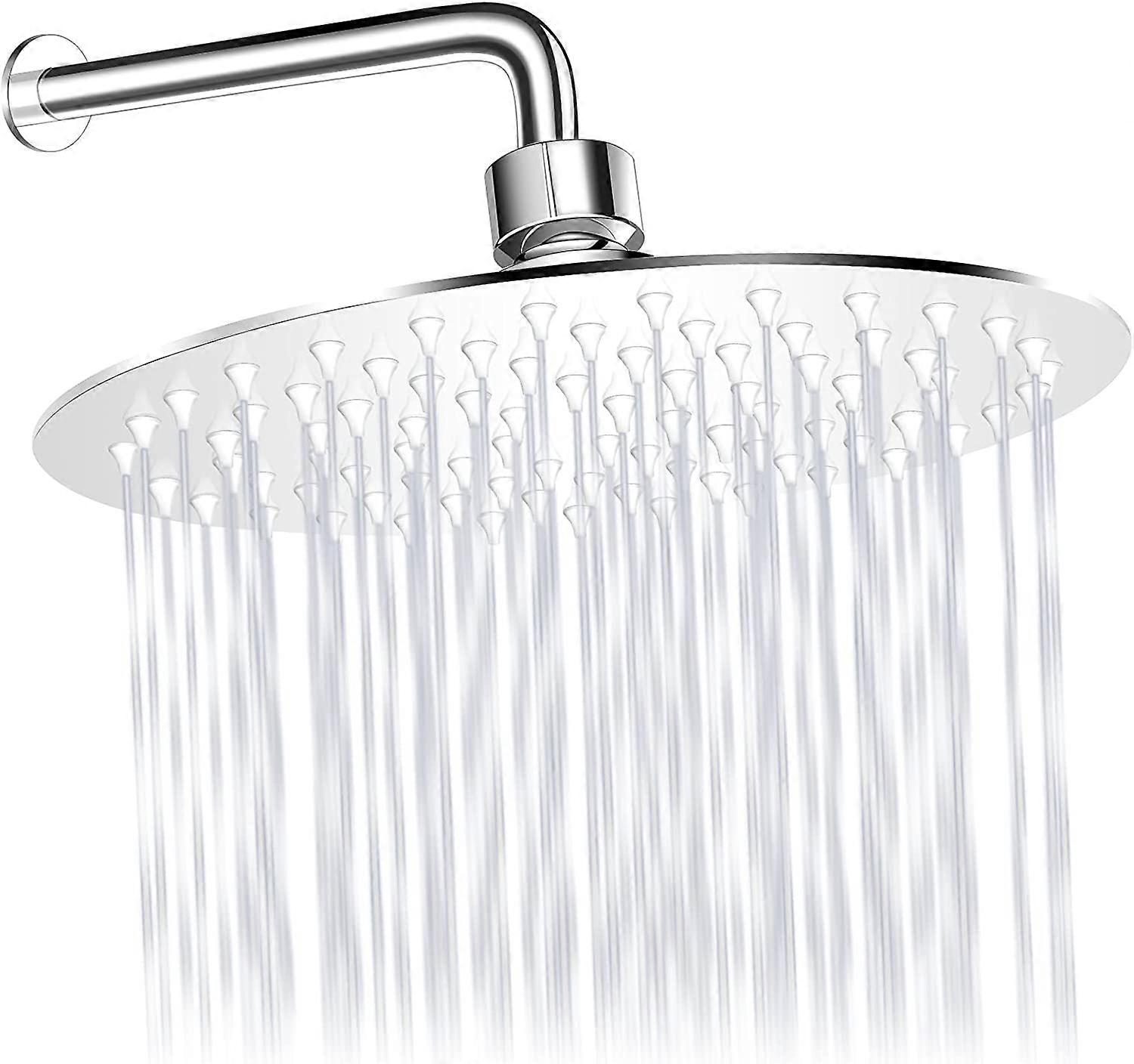 رأس دش مطري ، رأس دش من الفولاذ المقاوم للصدأ دائري 20 سم 304 مع جل سيليكا مضاد للانسداد