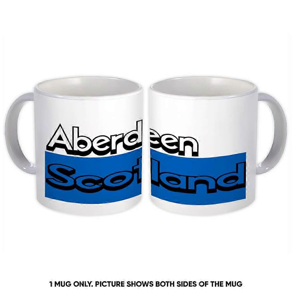 Gift Mug: Aberdeen Scotland Rectangle