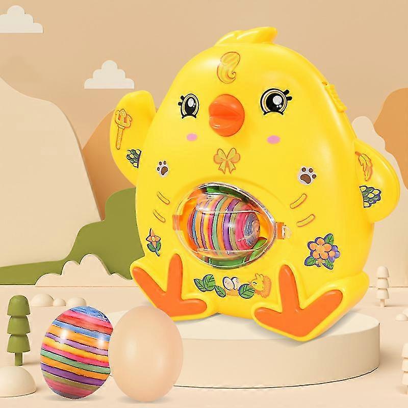 Easter Egg Machine, Easter Egg Decorator Kit, DIY Easter Egg Decorating Machine with Spinner, Egg Painting Dyeing Colouring Machine Toy