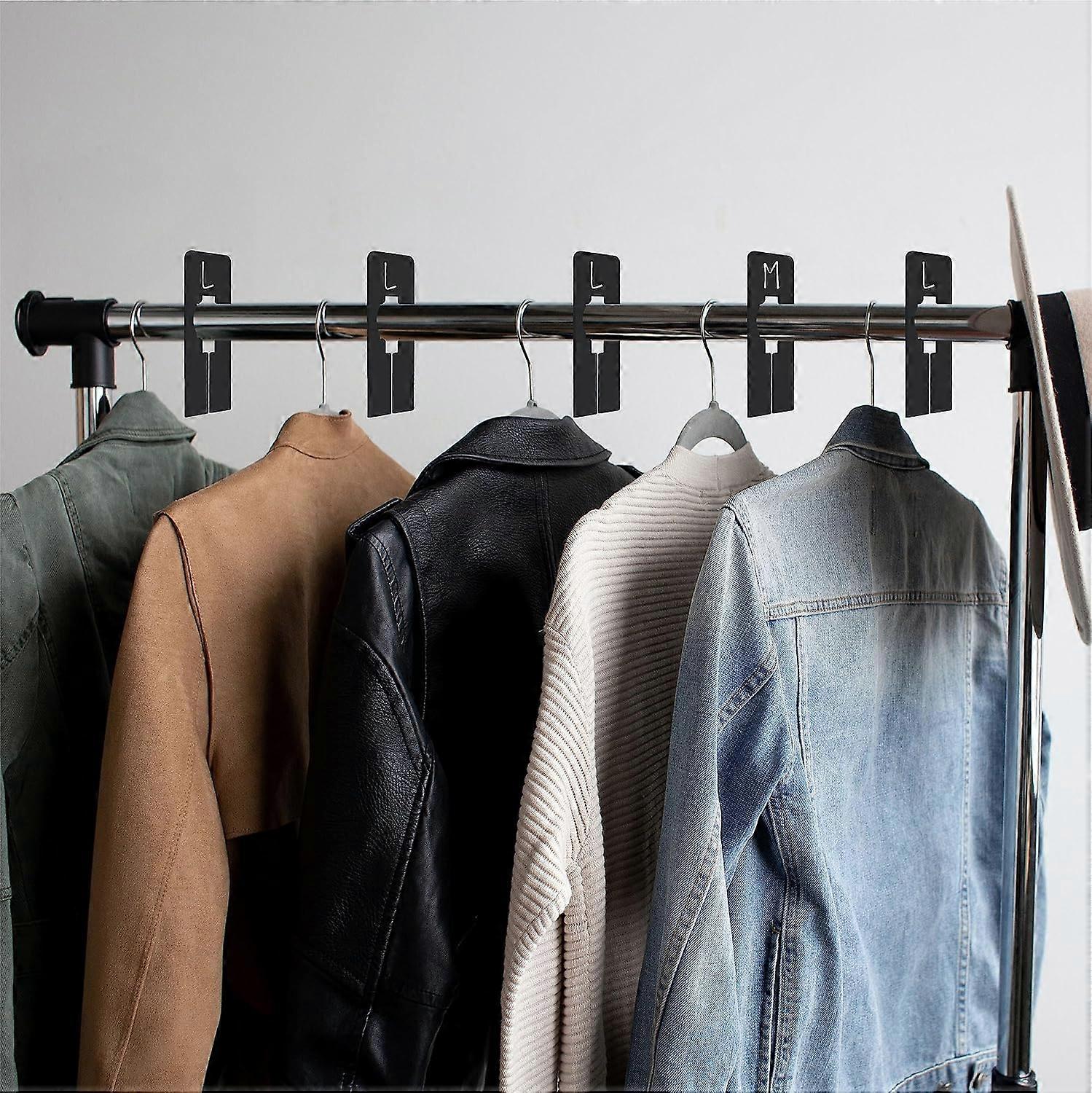 Closet Dividers 100 Pcs Plastic For Hanging Clothes, Rectangular