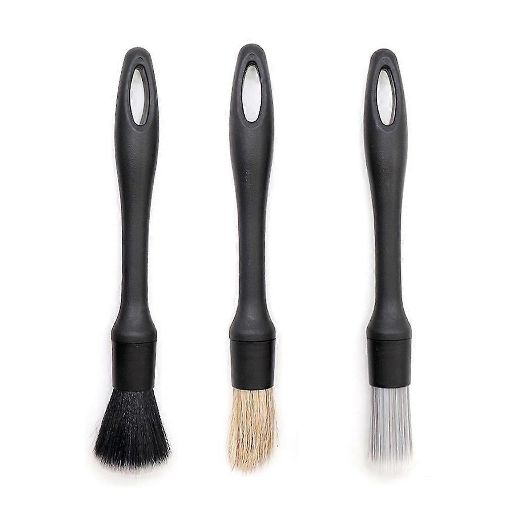 3pcs Car Detailing Brush Set - for Engine Wheel Cleaning