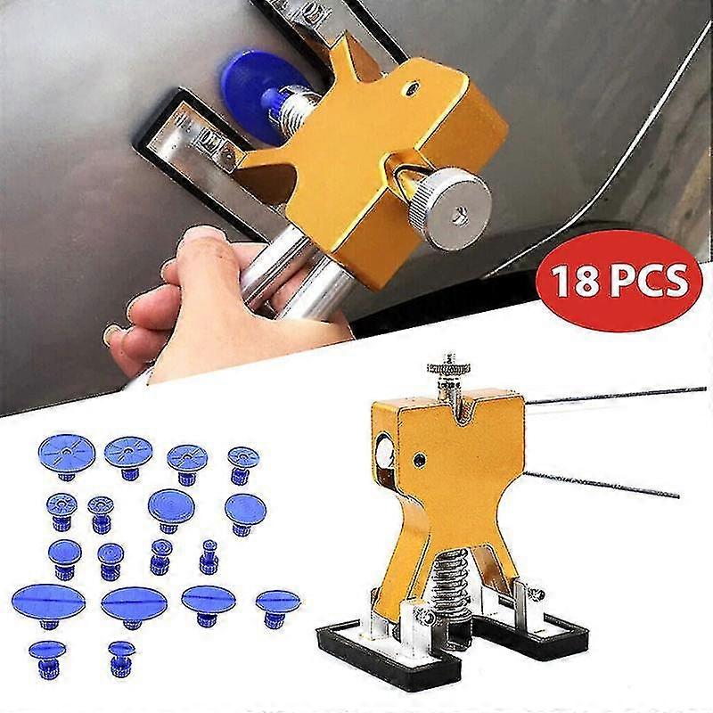 سيارة دنت إزالة الطلاء دنت بولير رافع كيت إزالة حائل 18 مجموعة علامات التبويب