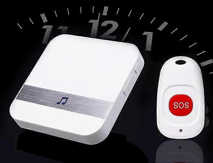 Home Alarm Wireless Alarm Patient Elderly Personal Alarm System Plug Version And Emergency Call Button Alarm Pager (1 In 1)