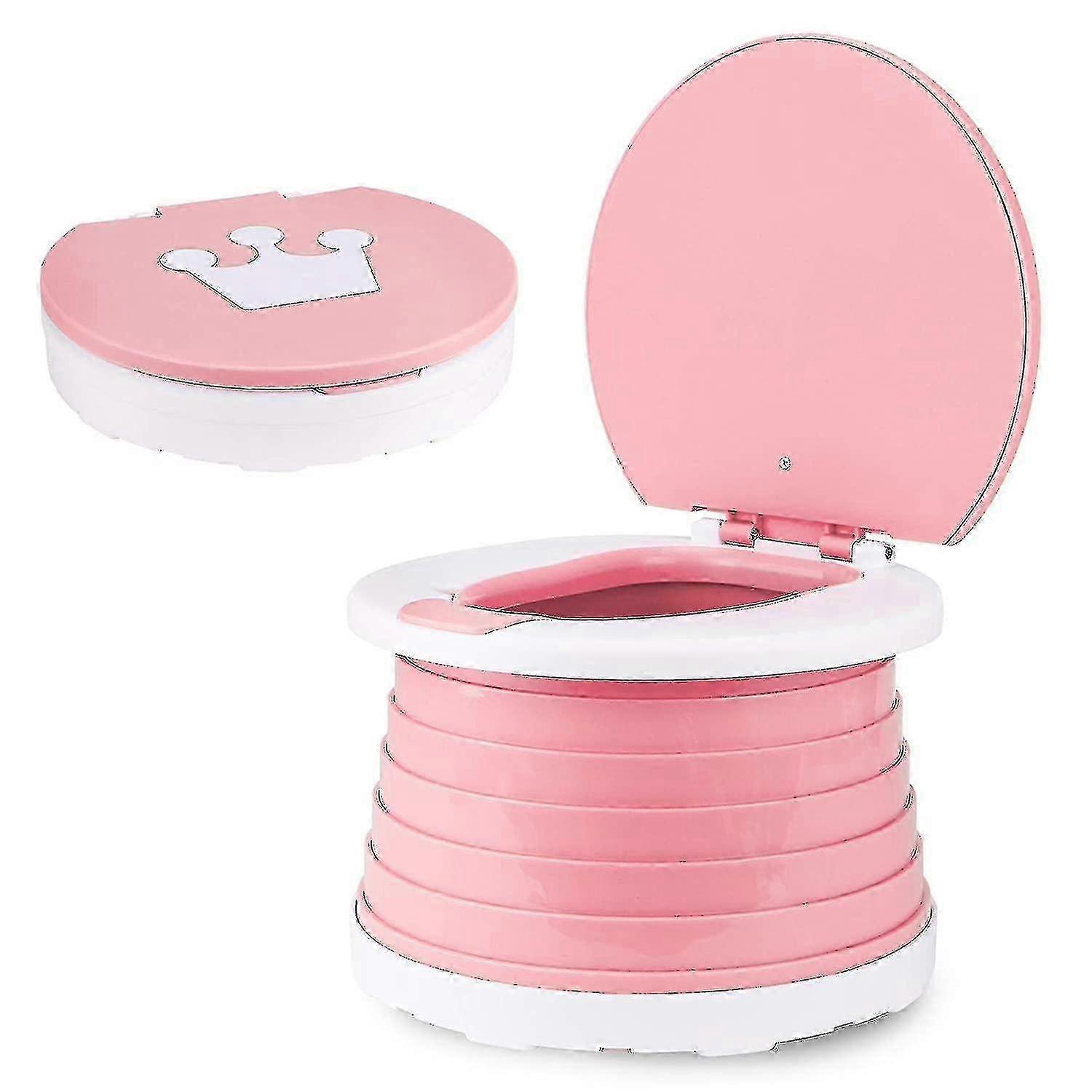 Children's Folding Toilet Portable Folding Toilet Seat Boys/girls-Yvan VCNMR