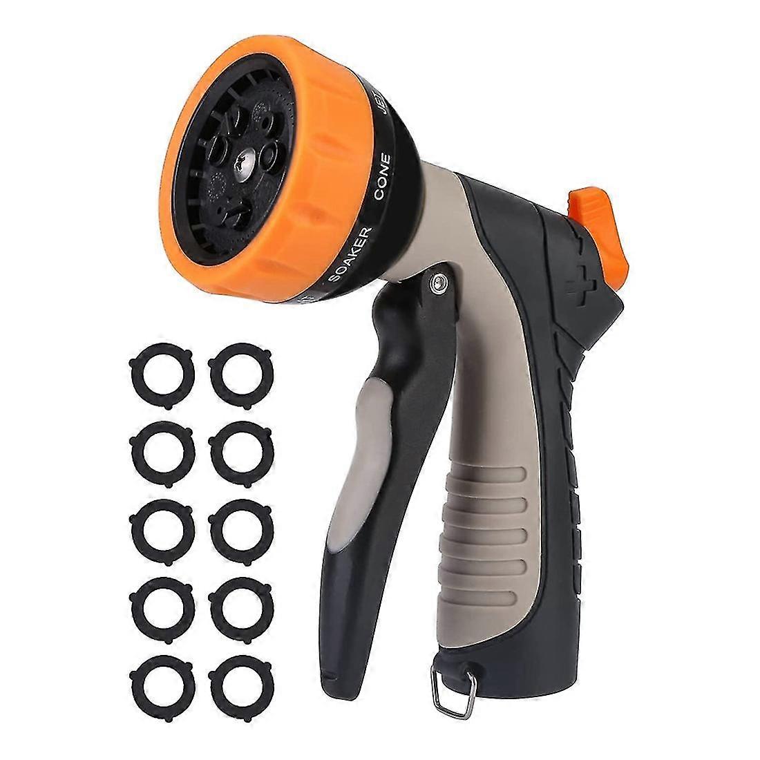 En Hose Nozzle - Abs Hose Nozzle With 9 Adjable Patterns, Du