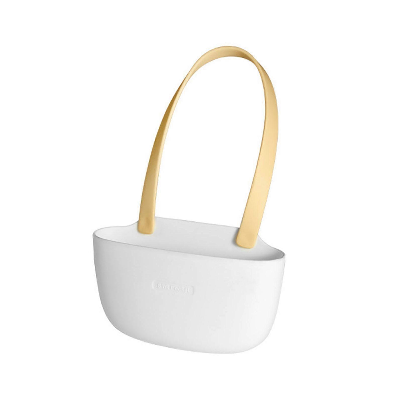 Drain Basket Durable Easy to Install Hollow Design Sink Drain Bag Kitchen Sponge Drain Holder for Home