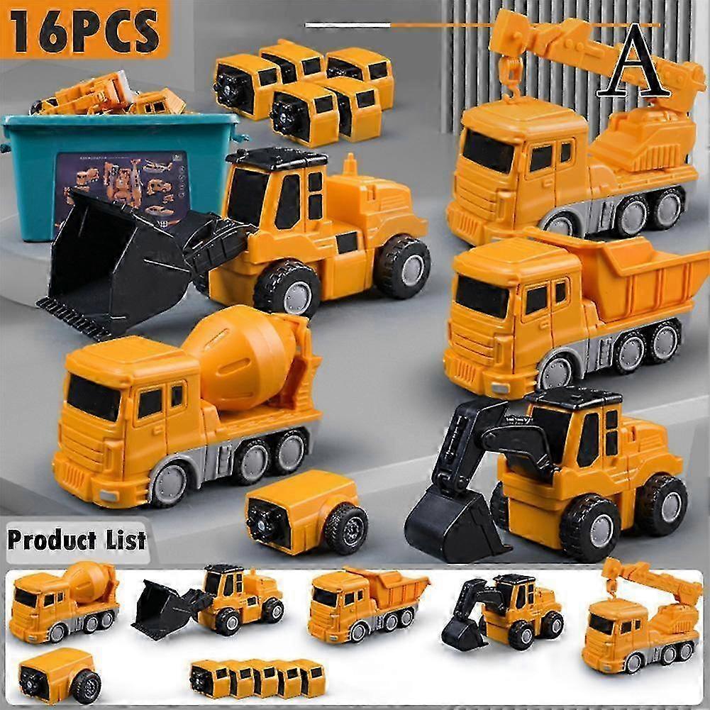 Magnetic Transform Engineering Car Assembled Toys