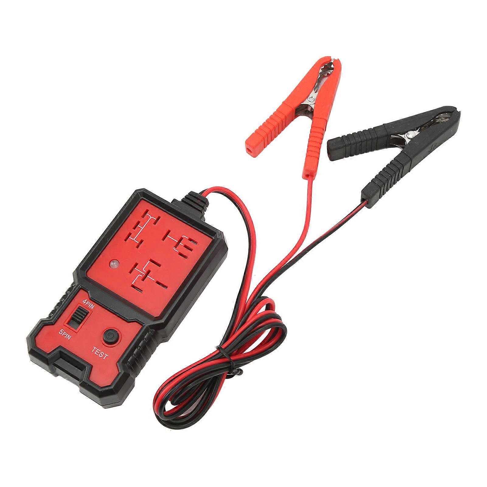 12V Automotive Relay Tester High Performance Electrical Relay Detector Analyzer for 11V?15V Voltage Battery