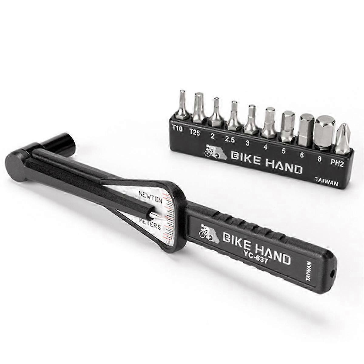 -637 Professional Bicycle Pointer Type Torque Wrench Hex Key Tool Socket Spanner Set Kit Cycling R