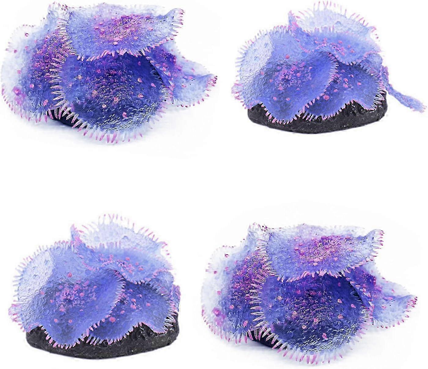 Artificial Coral Decor for Aquarium - Navy Blue