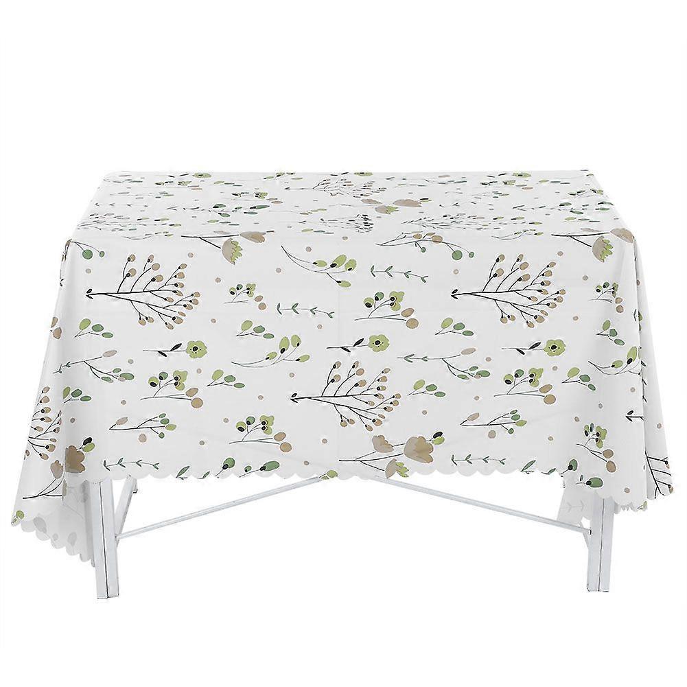 Green PVC Table Cloth Dining Kitchen Table Mat Cover Protector Party