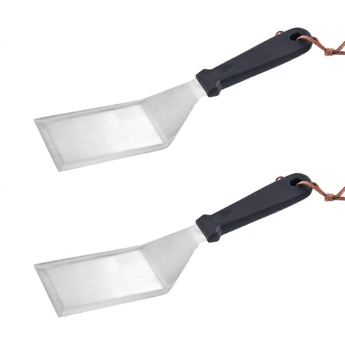 Punho plástico para serviço pesado hambúrguer Turner/espátula com borda de corte, 11,3 polegadas