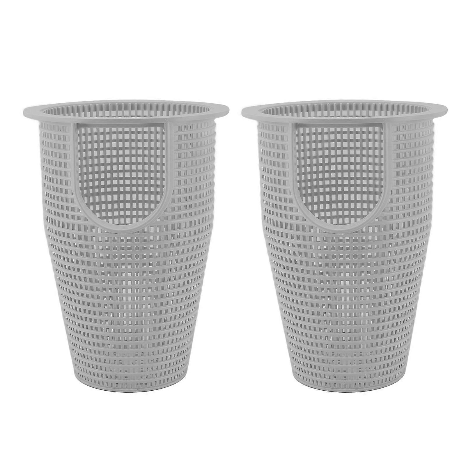 2PCS Pool Pump Filter Basket Easy To Install B199 Strainer Basket Replacement for Pentair 070387