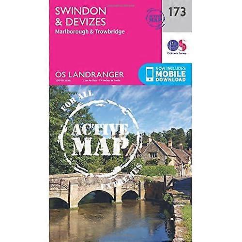 Swindon, Devizes, Marlborough y Trowbridge (OS Landranger mapa)