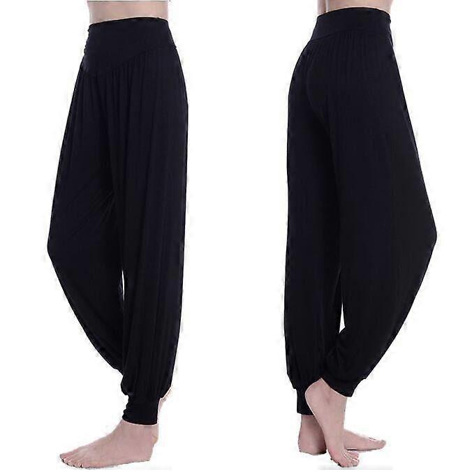 Yoga Pants Women's Loose Modal Knickers Sports Pants Square Dance Clothes Female Students' 9 Minute Pants
