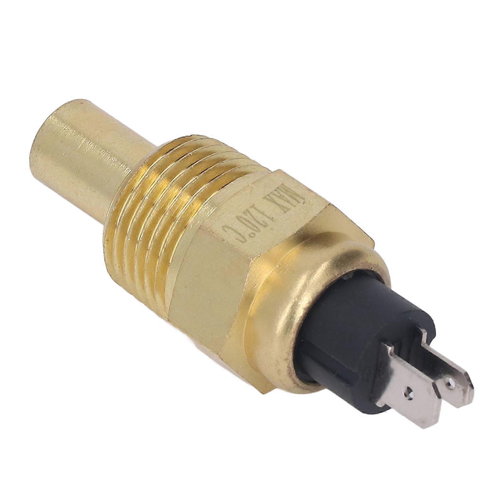 Oil Water Temperature Sensor Diesel Engine Coolant Temperature Transducer 1/2NPT Thread 6‑24V NPT1/2 Short