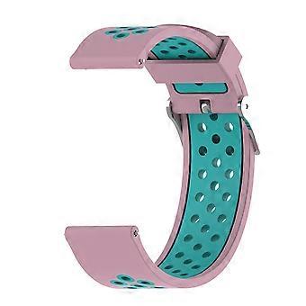 Pour Garmin Forerunner 245 Bracelet bicolore (Blanc + Rouge) Pour Garmin Forerunner 245