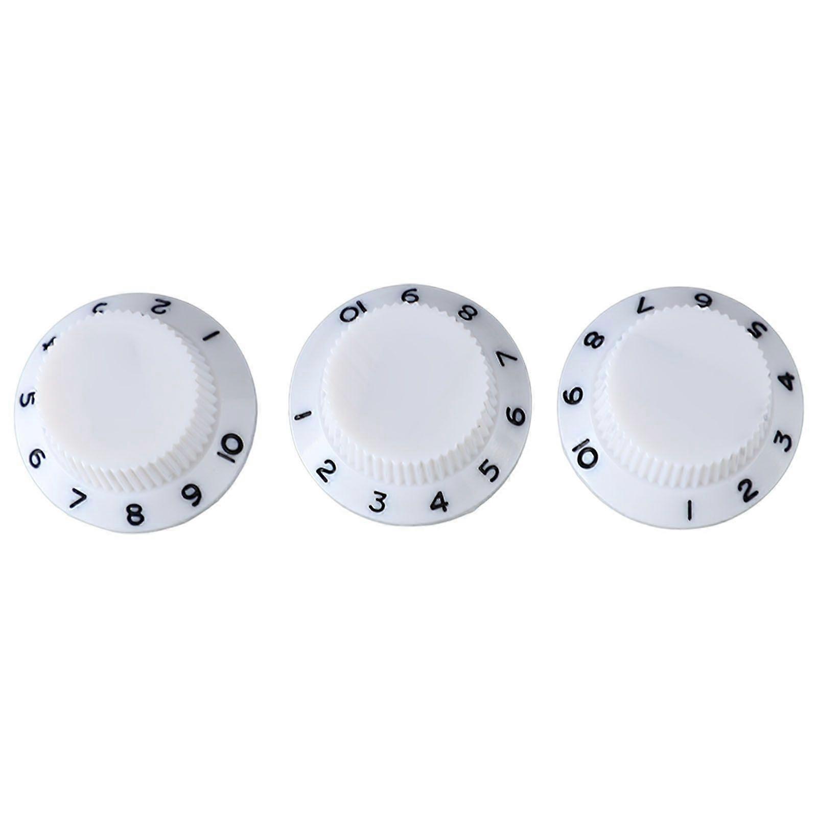 3PCS Potentiometer Rotary Knobs Tone Volume Control Knob Replacement for Electric Guitar Bass