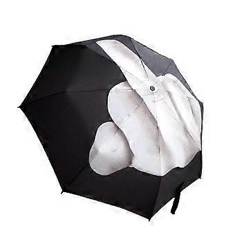 New Middle Finger Design Black Umbrella Cool Fashions Impact Umbrella - Sjue