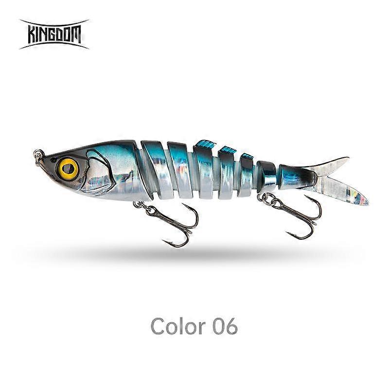 Kingdom New Barbecue-L Fishing Lures Multi Jointed 90mm 120mm 140mm Sinking Hard Baits Swimbaits Realistic Wobblers Lure Pike YSX