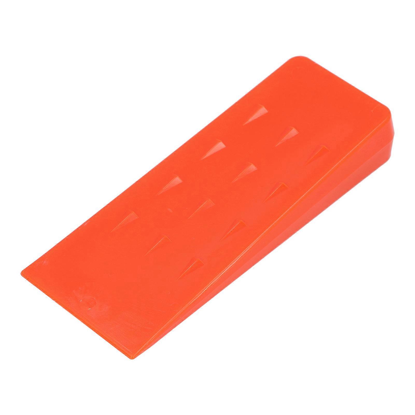 8 Inch Logging Wedge with Spikes Tree Felling Wedge ABS Plastic Wood Splitting Wedge Chainsaw Accessory Orange 