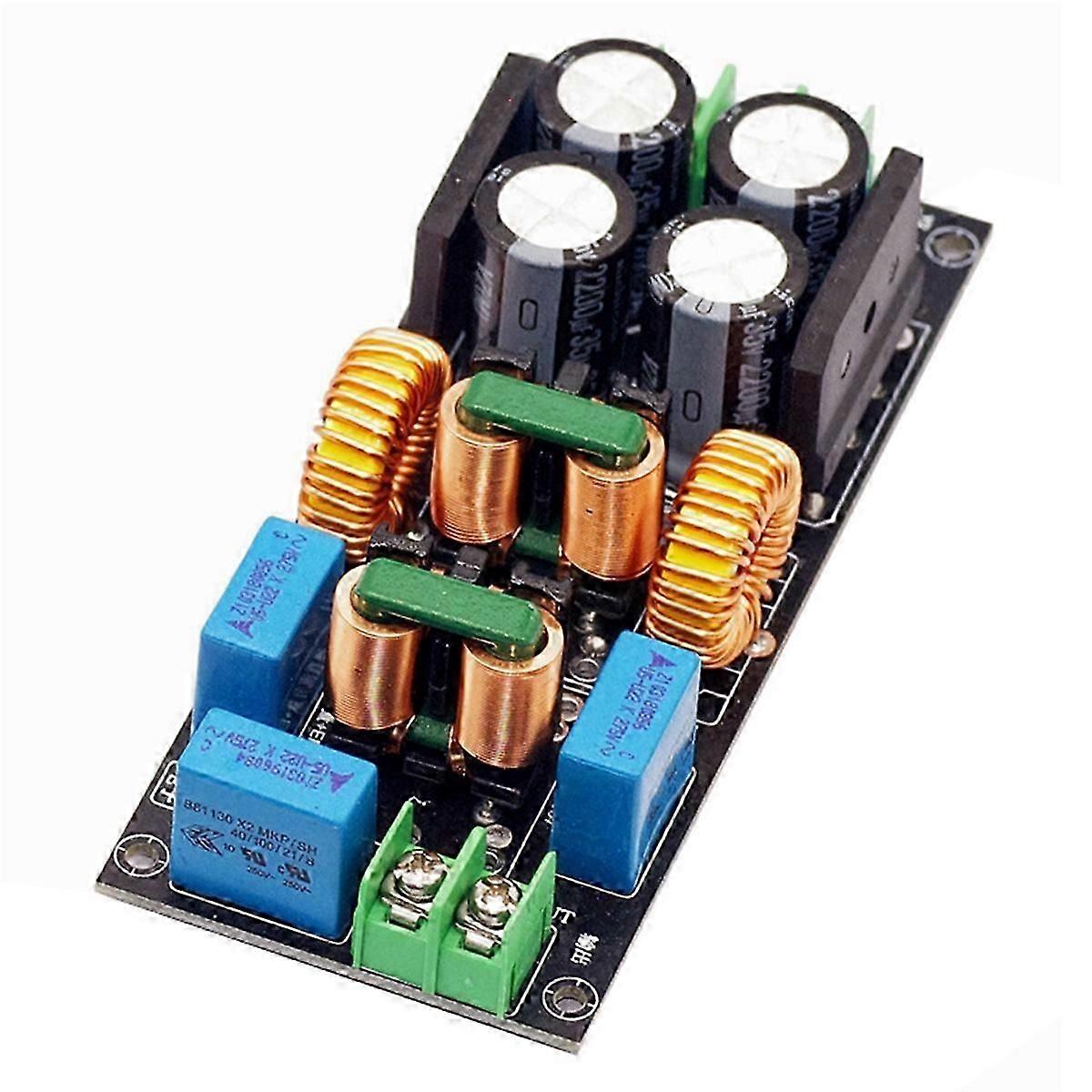 AC Filter Audio Power Amplifier EMC Electromagnetic Interference Purify Power DC Differential Mode Common, 10A