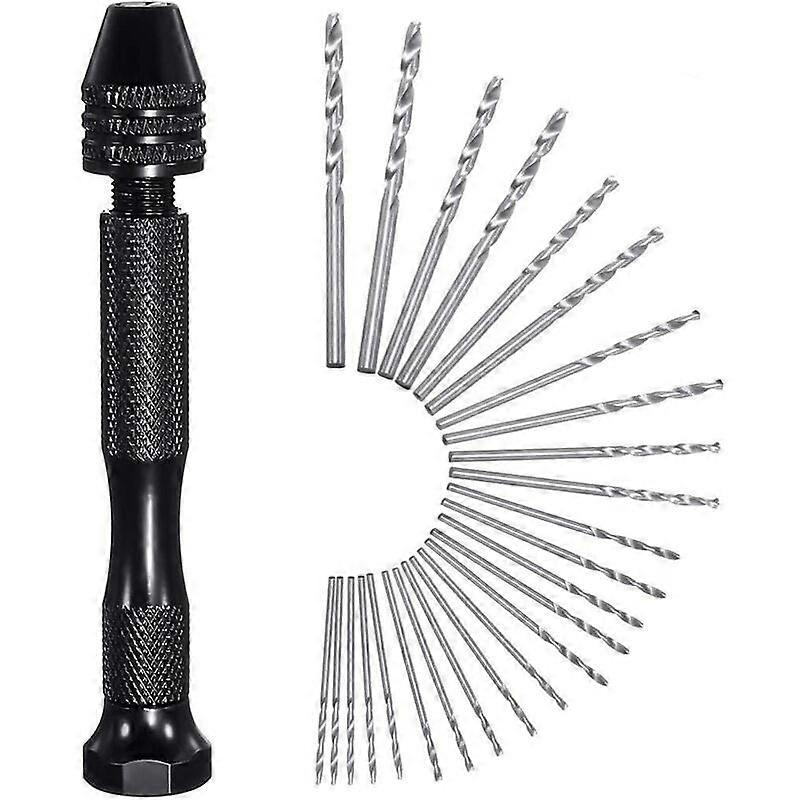 Black hand twist drill twist manual drill punch