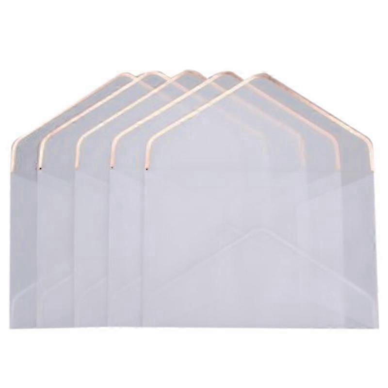 20Pcs/Set καυτή σφραγίδα εκτύπωσης εγγράφου φάκελο διαφανή έγγραφο φάκελο προσκλητήριο επιστολών γάμου