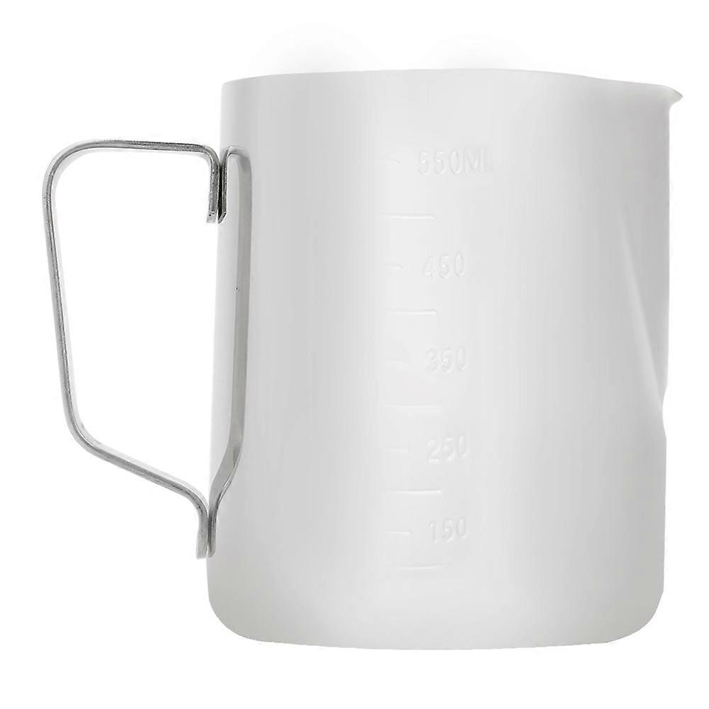 Stainless Steel Milk Frothing Jug 550ml With Scale For Latte Art Coffee Milk Pitcher