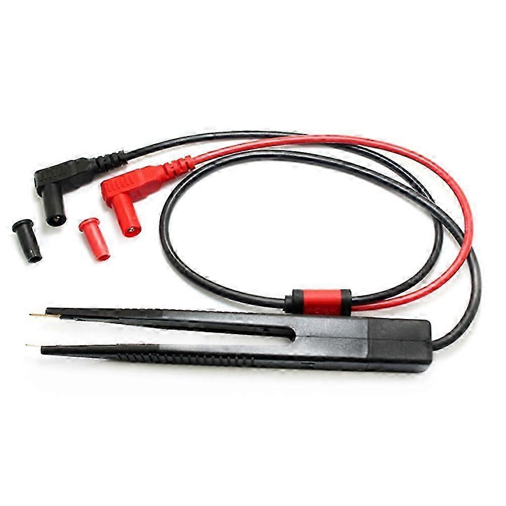 SMD SMT Chip Test Clip Lead Probe Digital Multimeter Meter Tweezer Capacitor LCR Capacitor Test Pen js