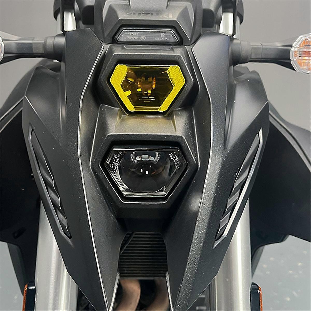 Motorcycle Modified Headlight Cover Guard Protective Film for GSX 8R S8R S950 S1000R DL800 2022-2024 Yellow