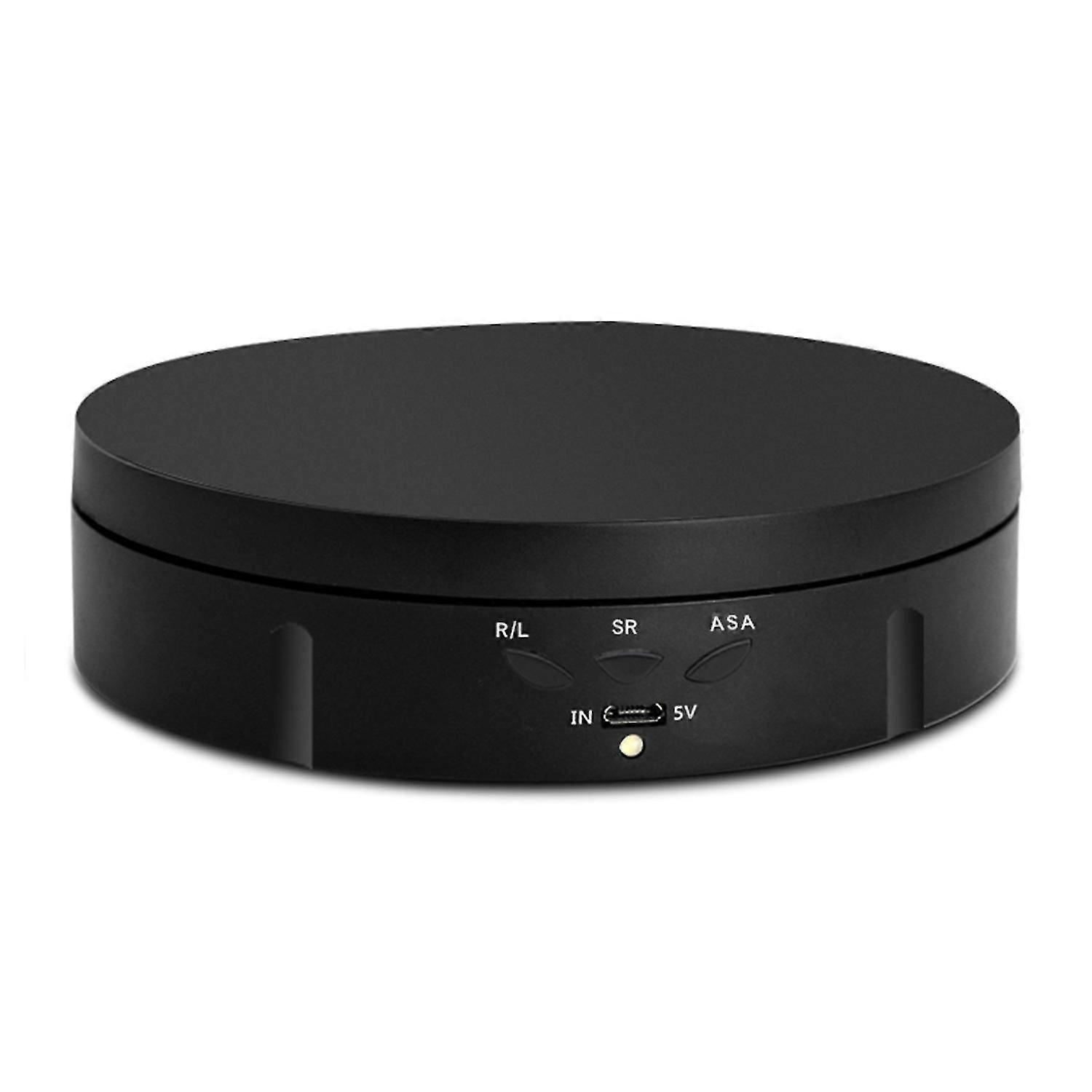 360 Electric Rotating Turntable USB Charging Rotating Display Stand 3 Speed Adjustable for Photogra