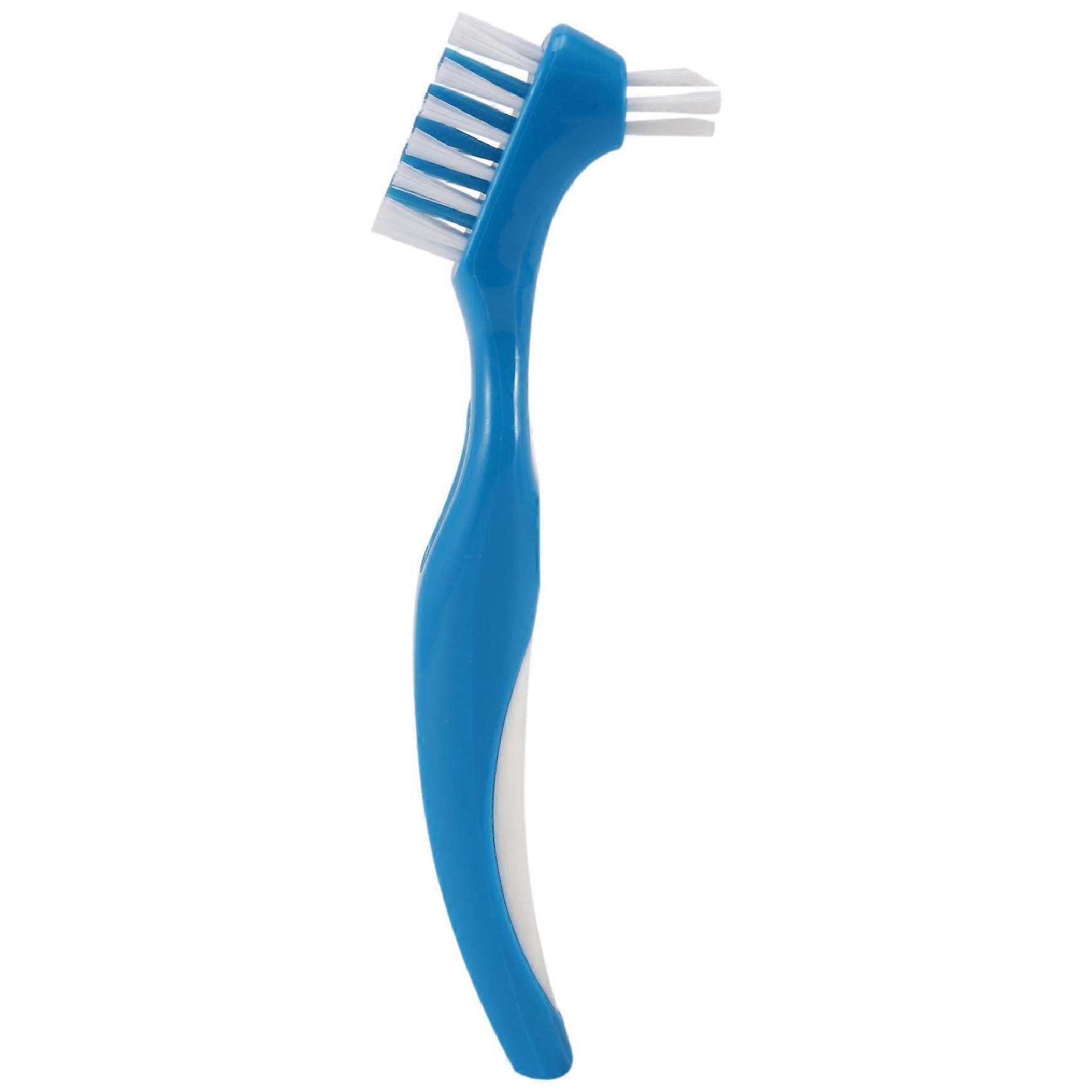 12 Pack Denture Brush Hard Denture Cleaning Brush False Teeth Brush