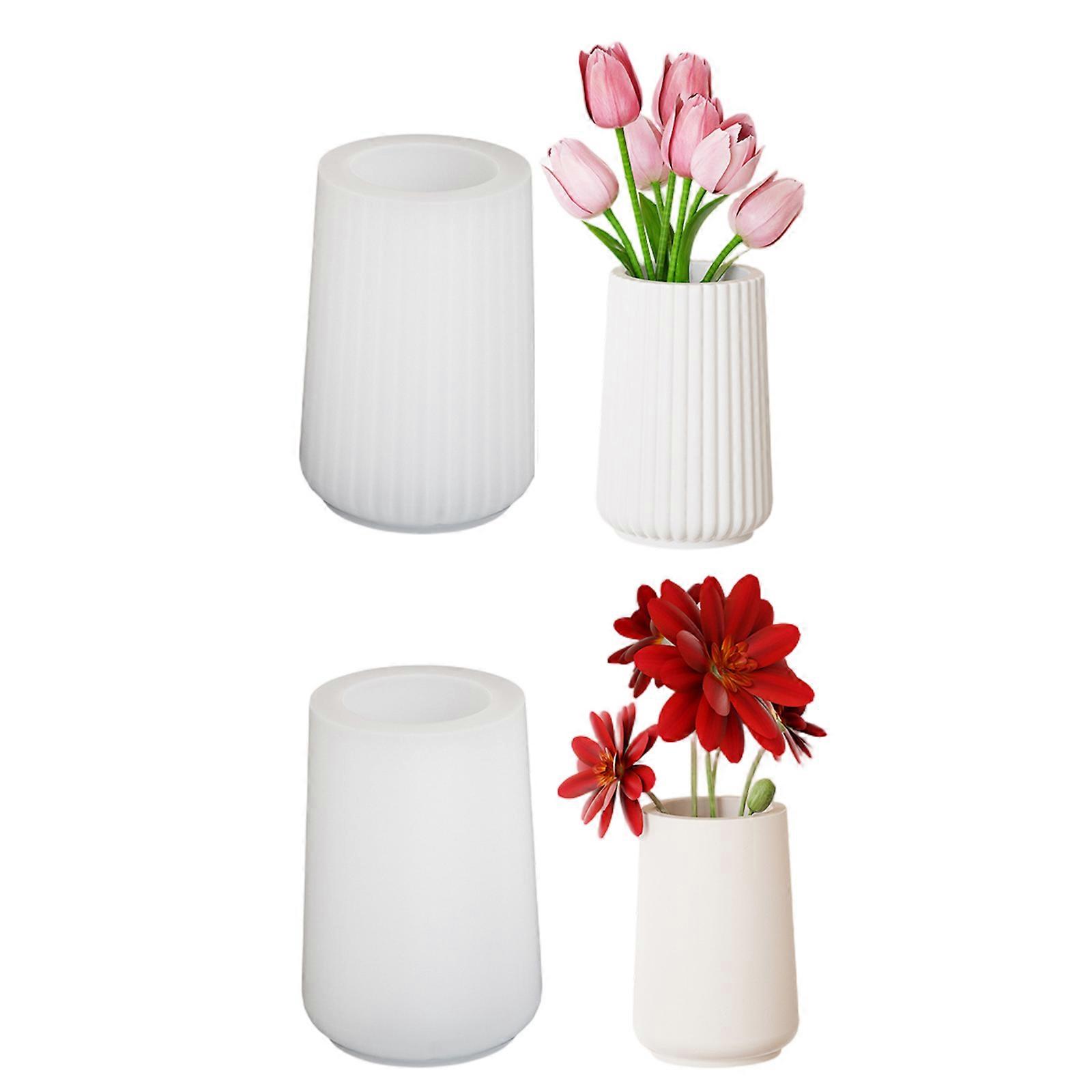 Elegant Round Shaped Sturdy Silicone Flower Pots Mould Tool Must Have Accessory for Home Use Resin Art Enthusiasts
