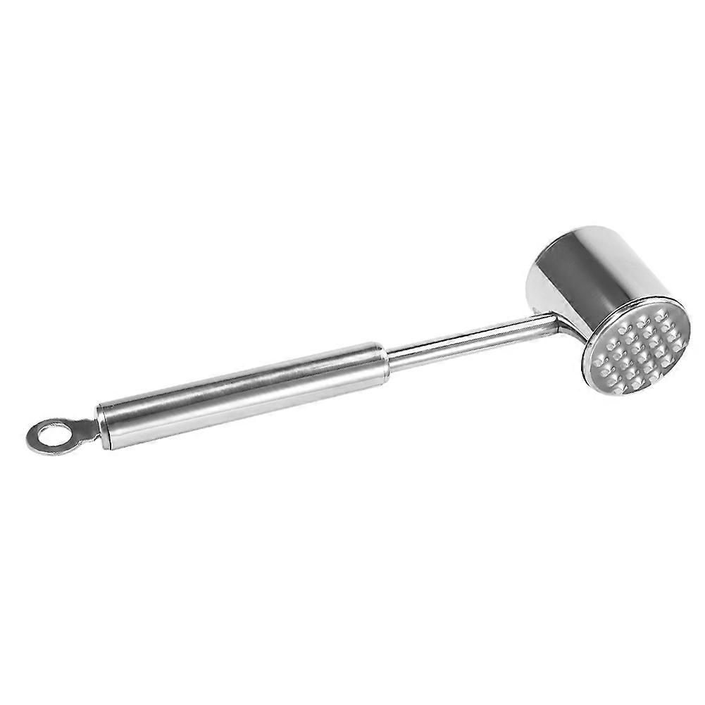 Meat Tenderizer Hammer, Stainless Steel Meat Hammer Multifunctional Meat Tenderizer Mallet with Hanging Hole for Tenderizing Pork, Beef, Lamb, Chicken