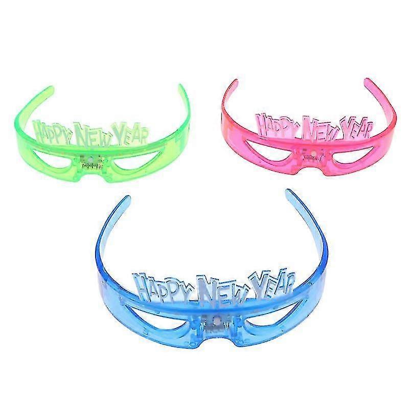 3pcs Led Glasses For New Year