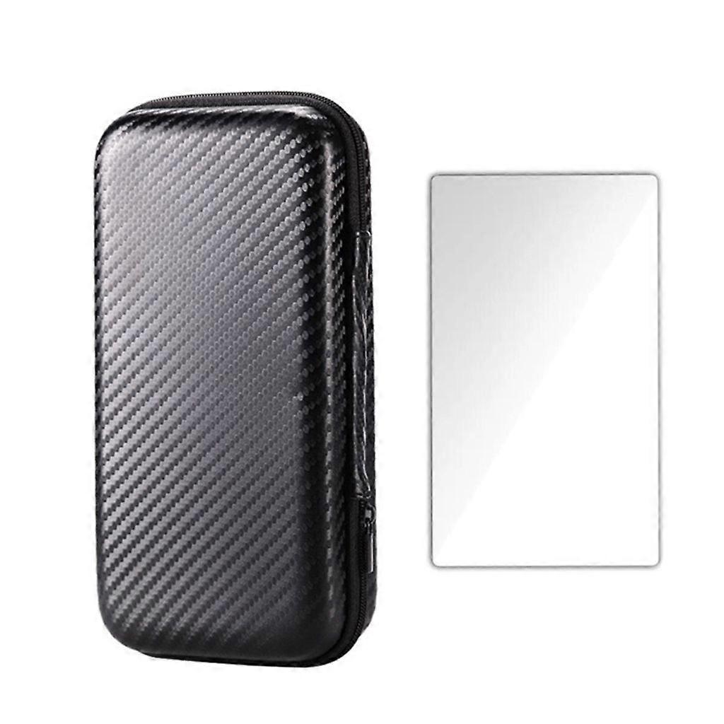 1 Set Scratch Resistant Glass Film Guard with Storage Bag for Trimui Smart Pro