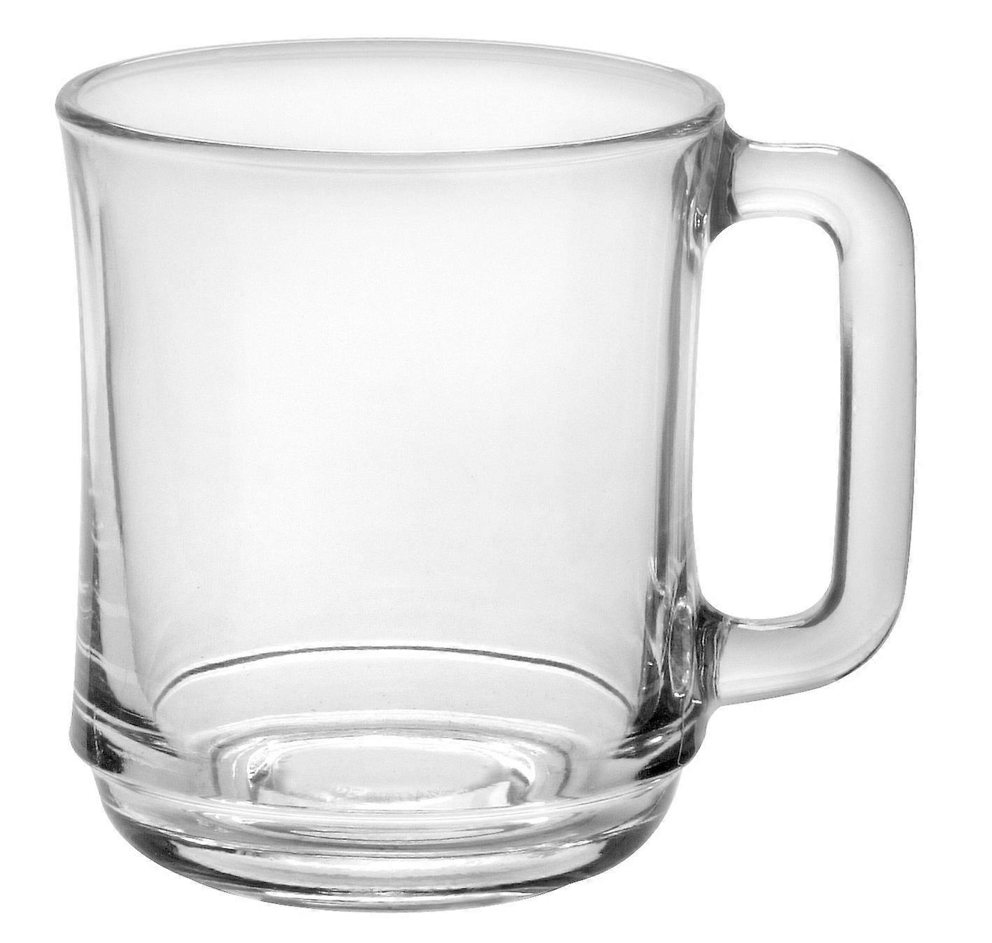 Clear Mug 6-Piece Set 310 Ml Capacity 10 7/8 Oz