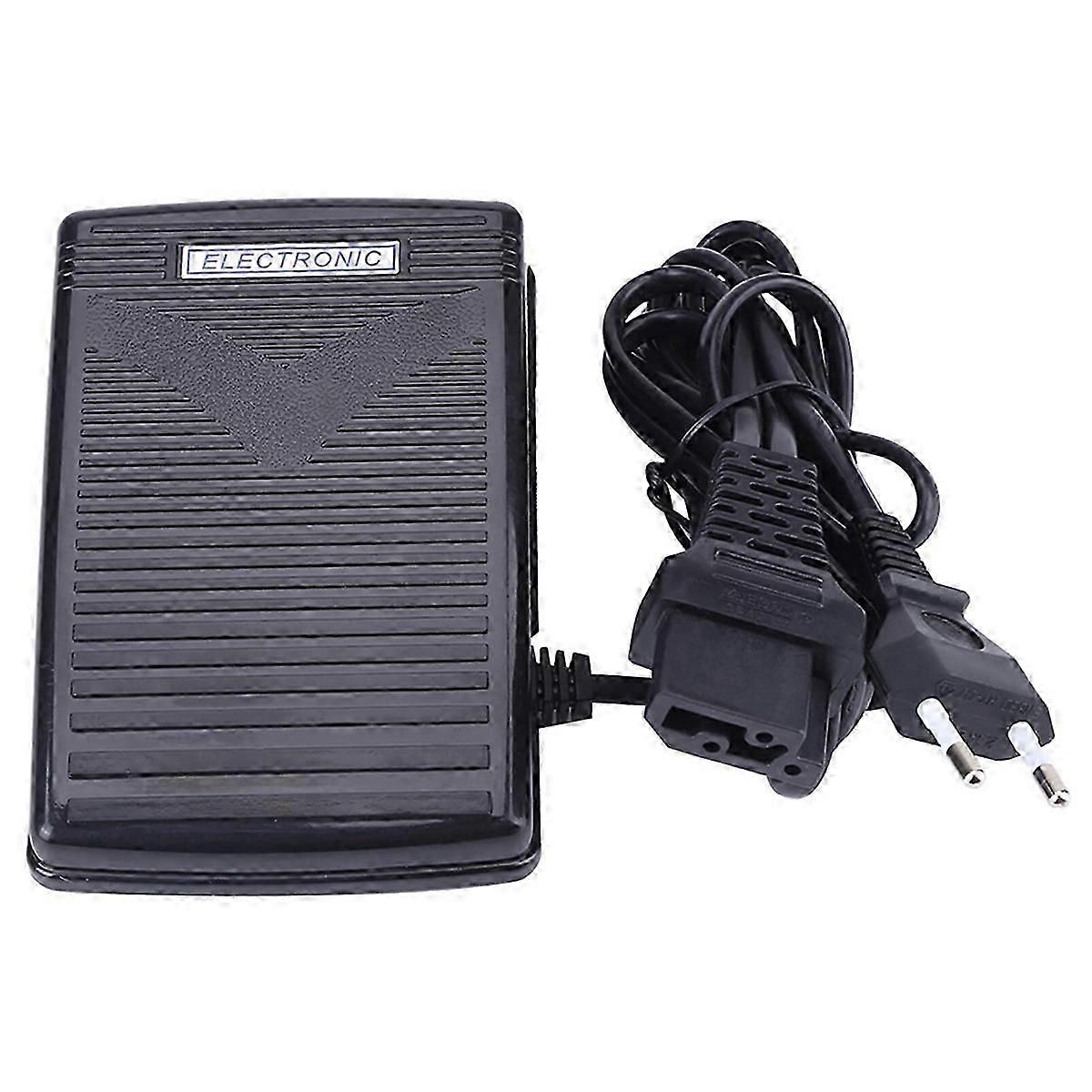 Universal Foot Control Sewing Machine Foot Pedal Controller suitable for ,Butterbly, Foot Switch EU Plug