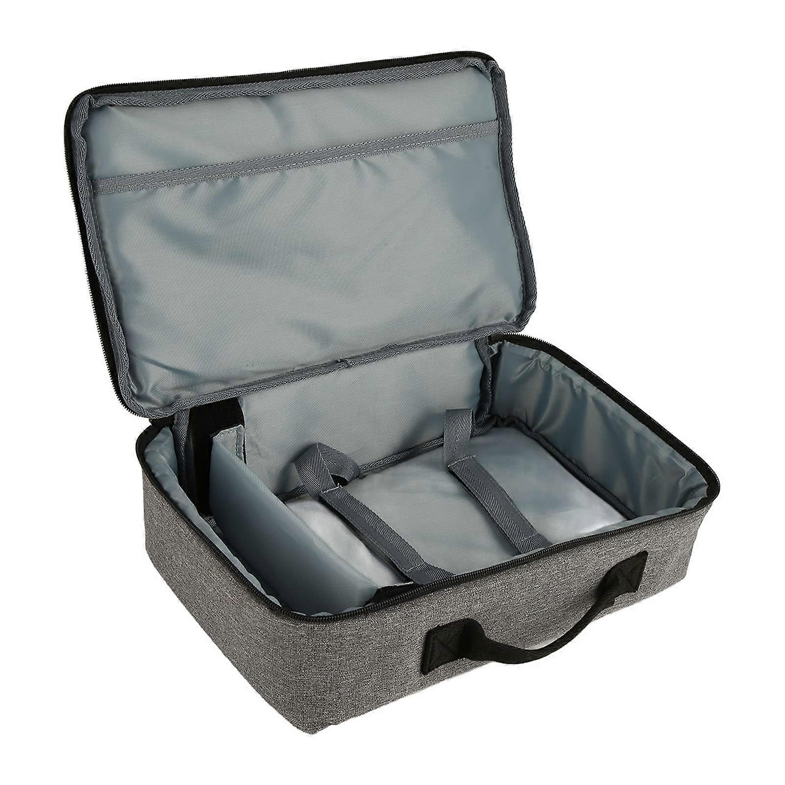 Projector Case, Projector Bag for Most Major Projector, Projector Travel Carrying Case with Accessories Pockets, 13.6x7.9x4in