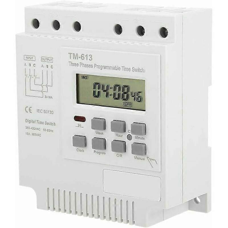 Programmable Timer - 380V Timer TM-613 Three Phase Motor Timer Switch