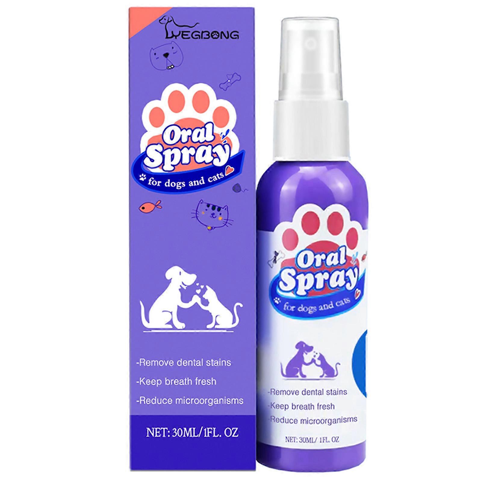 1/2/3pcs Teeth Gums Spray for Pets 3,Small Pets Teeth Breath Cleaning Freshener for Dog Cat